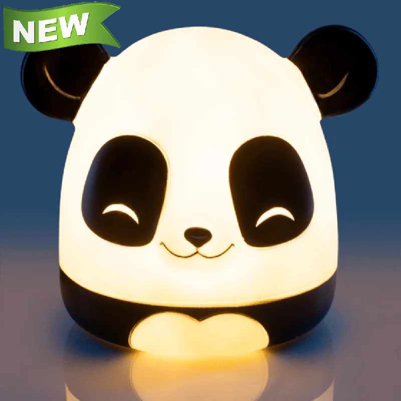 Small Salt Lamps for Desk and NightstandSmoosho's Pals Panda Table Lamp Night Light