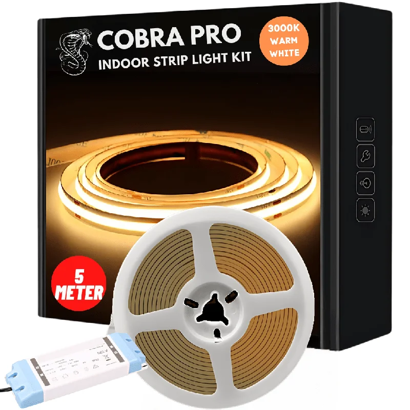 Salt Lamps for Pet - Friendly Environments5 meter COBRA Pro 50W Dotless LED Strip Kit - Warm White