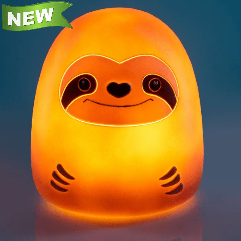 Salt Lamps with Adjustable Dimmer SwitchSmoosho's Pals Sloth Table Lamp Night Light