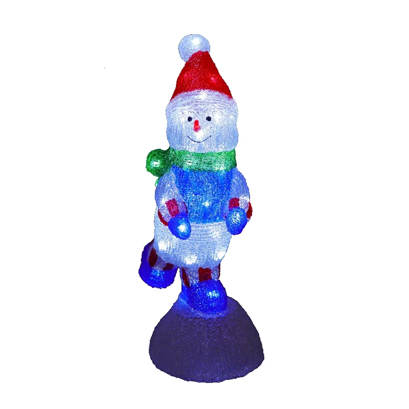 Salt Lamps for Yoga and Meditation SpacesAcrylic LED Snowman on Snowball - H46cm