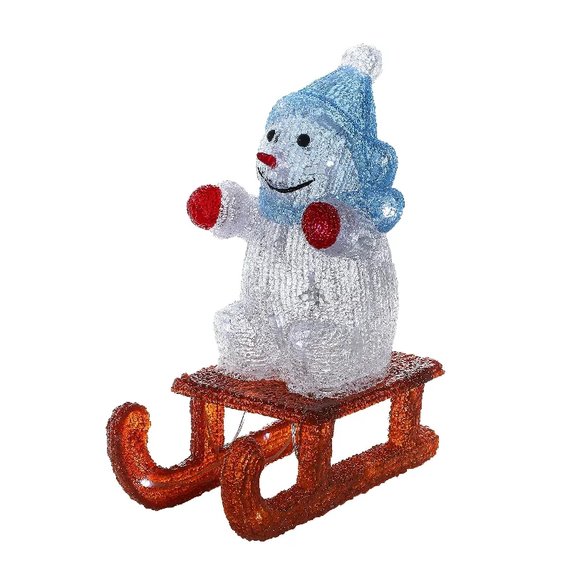 Salt Lamps for Baby Nurseries to Create a Calm EnvironmentAcrylic LED Snowman On Sleigh