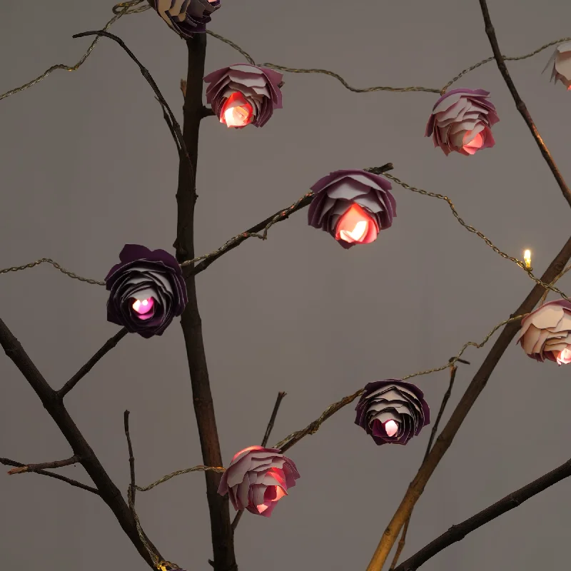 LED String Lights with Warm White GlowLush Bloom String Lights