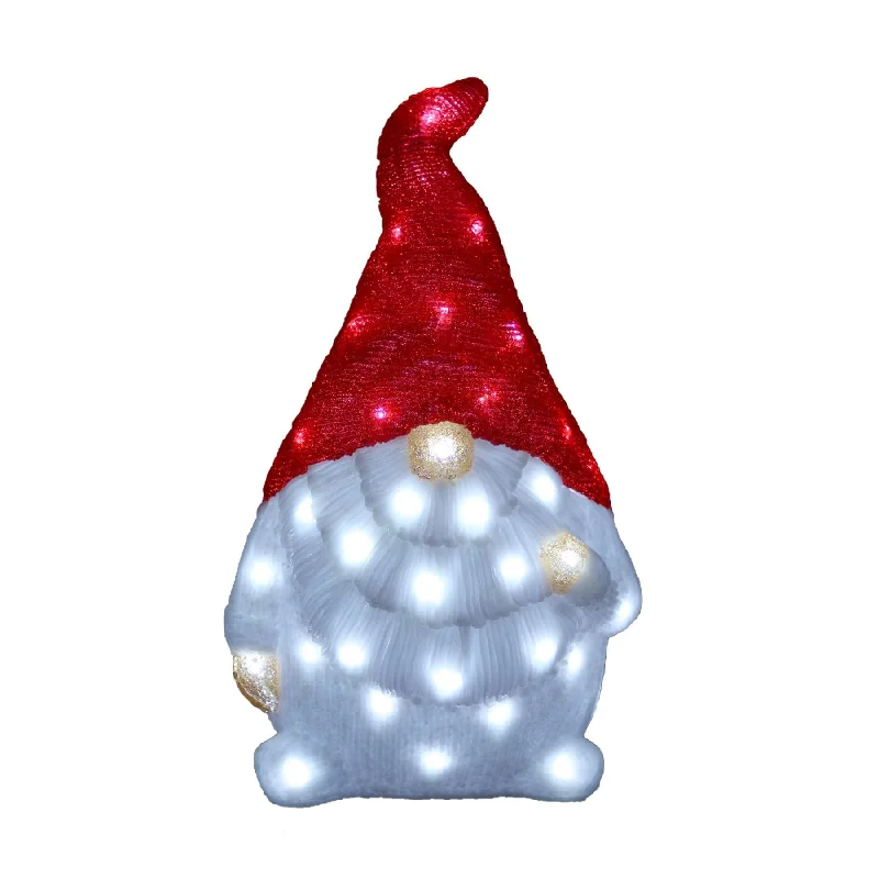 Salt Lamps for Allergy Relief and Air PurificationAcrylic Red Santa Gonk - H50cm