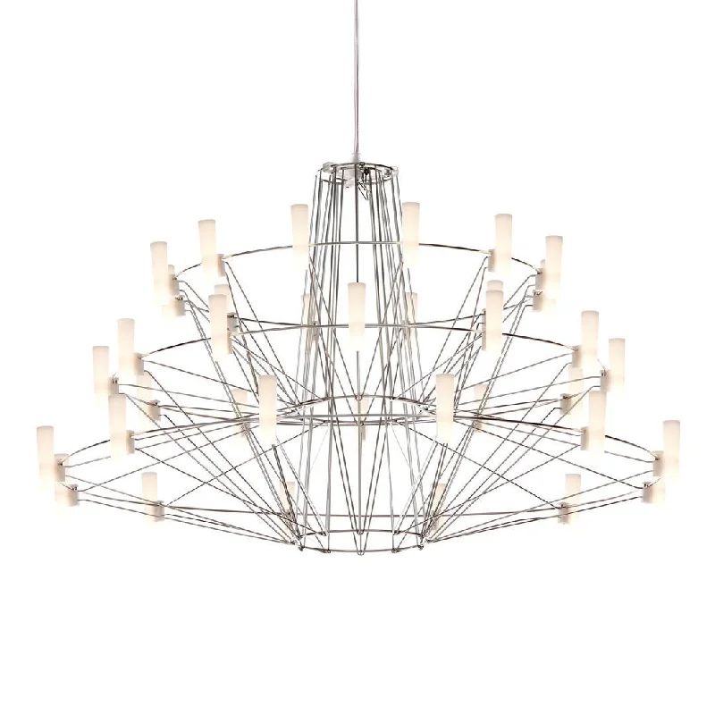 Chandeliers with Metal Frames in Black FinishCoppelia Suspended Lamp