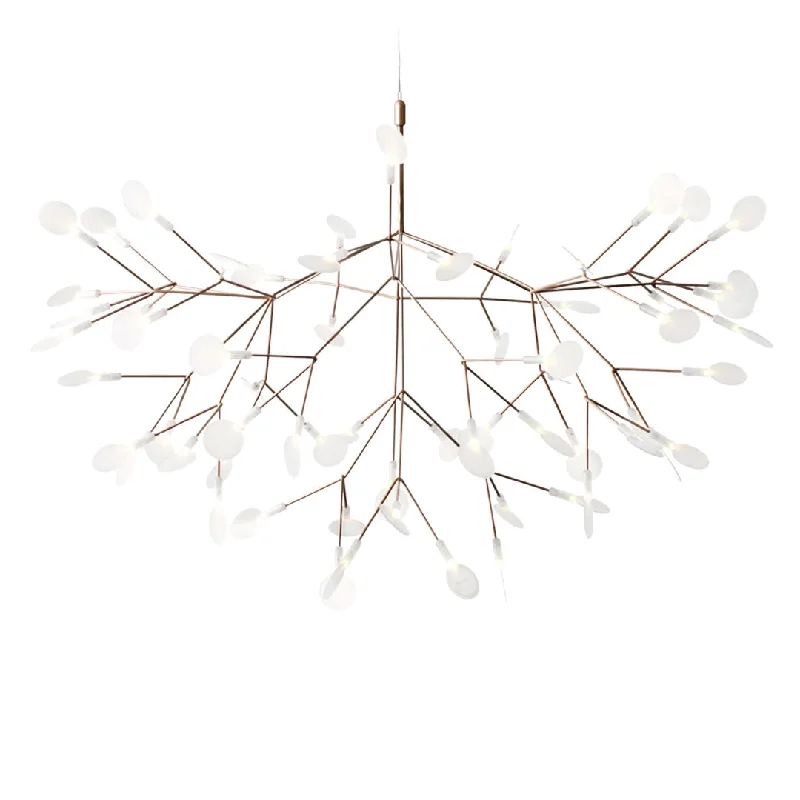 Chandeliers with Metal Frames in Copper FinishHeracleum III Large Suspended