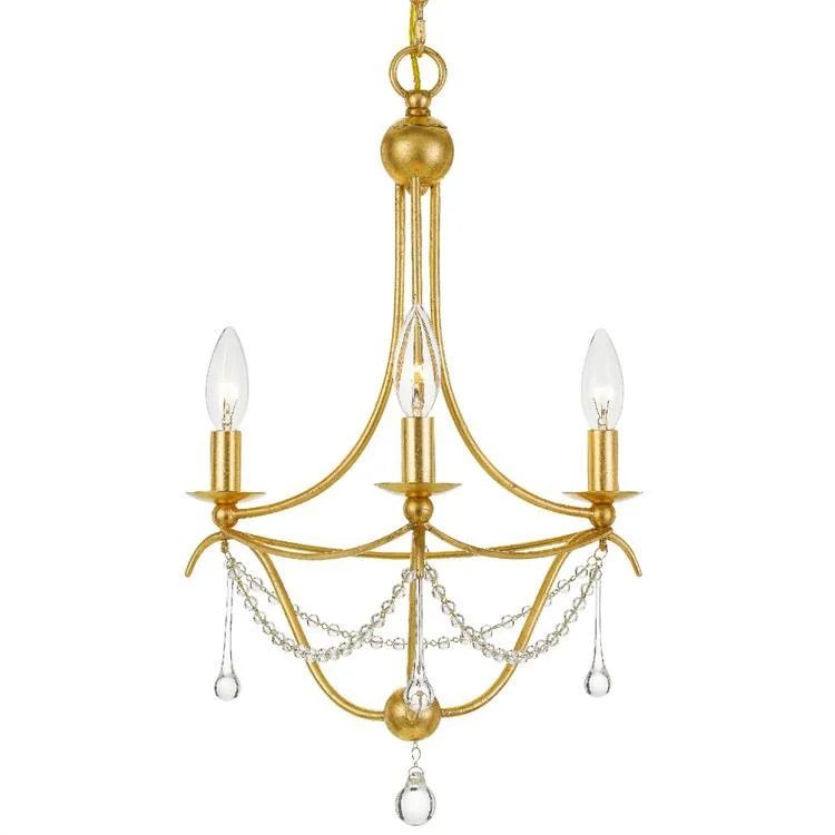 Chandeliers for Dining Rooms to Set the Mood for MealsMetro Three-Light Mini Chandelier