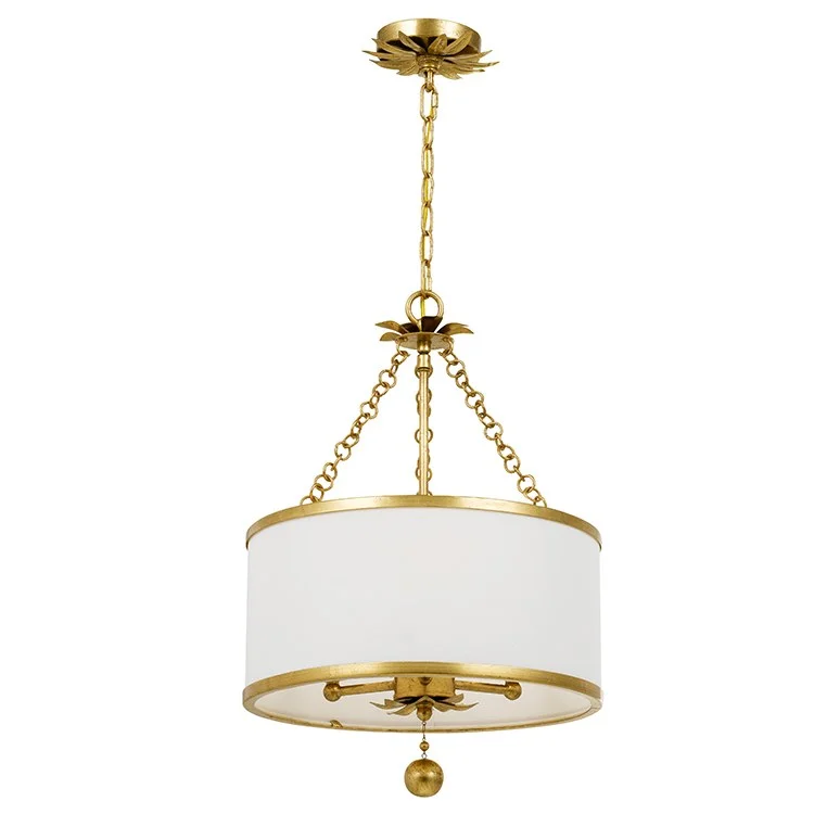 Chandeliers with Murano Glass for a High - End Artistic TouchBroche Three-Light Chandelier