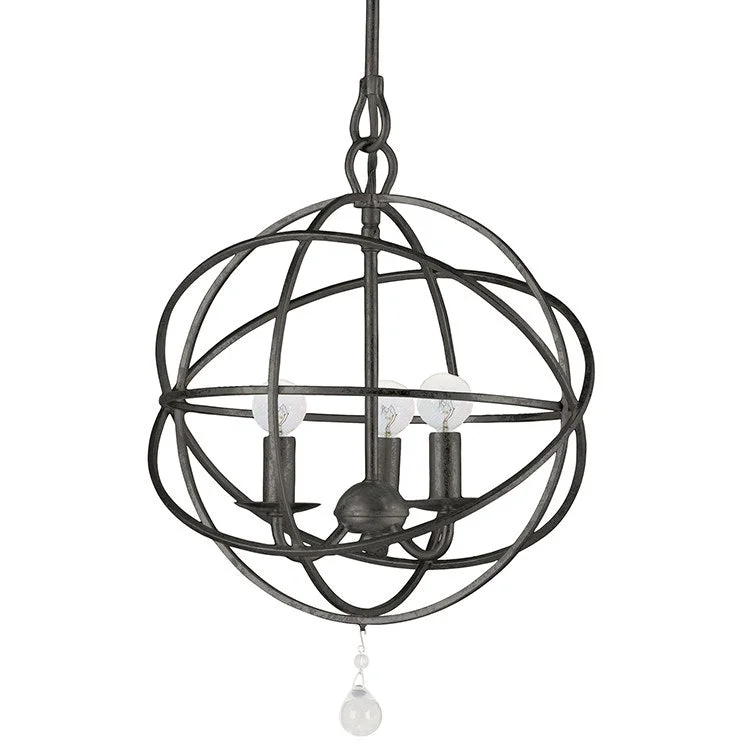 Ceiling - Mounted Chandeliers for Standard CeilingsSolaris Three-Light Mini Chandelier