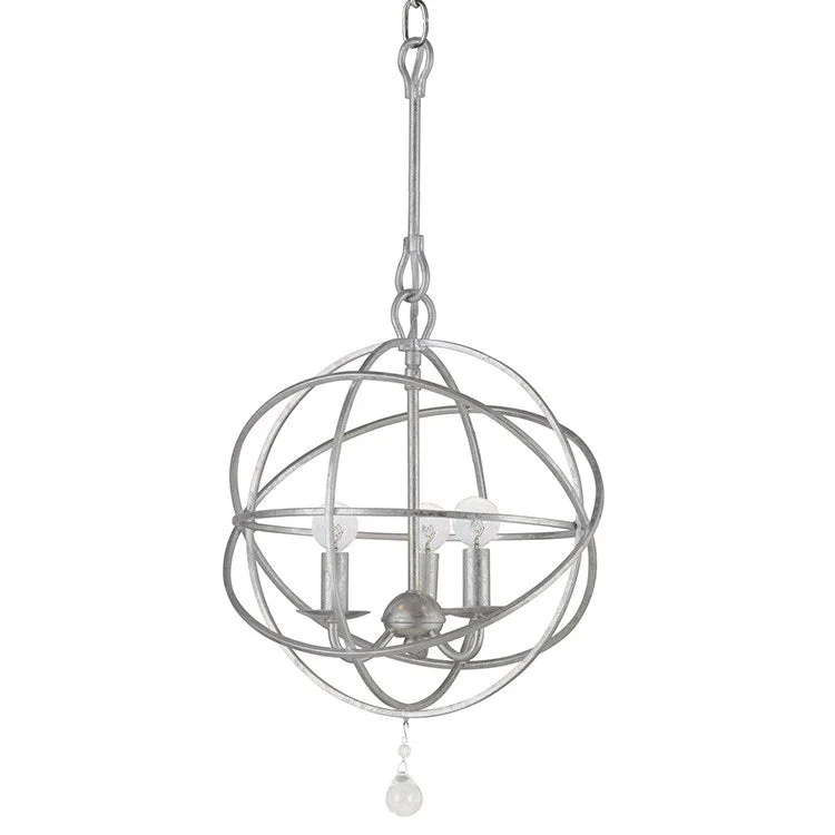 Industrial Iron Chandeliers for Loft - Inspired SpacesSolaris Three-Light Mini Chandelier