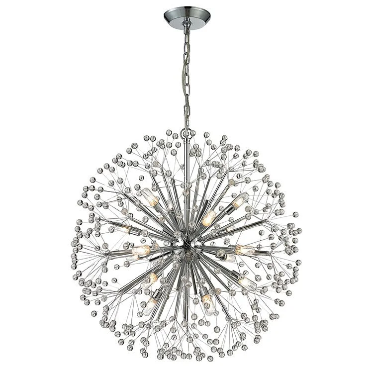 Chandeliers for High Ceilings to Fill Vertical SpaceStarburst Sixteen-Light Chandelier