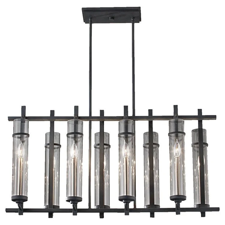 Art Deco Chandeliers for a Retro - Glam LookEthan Eight-Light Island Chandelier