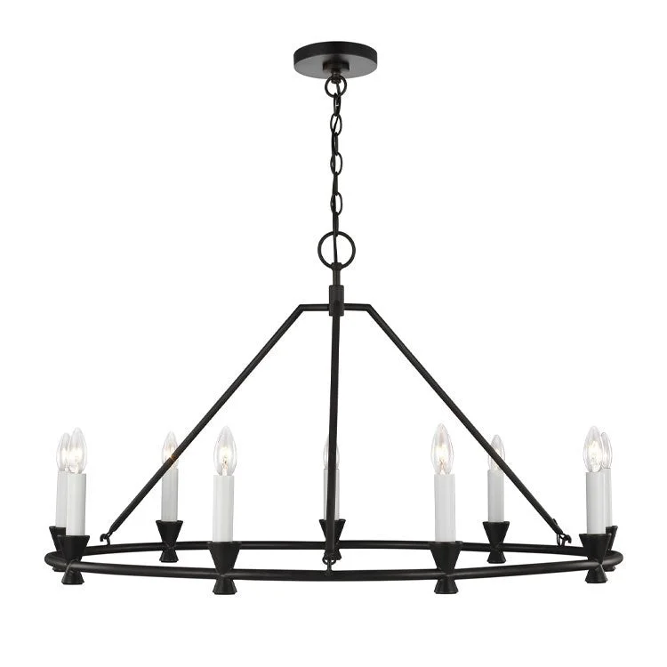 Large Chandeliers for Grand Halls and FoyersKeystone Nine-Light Chandelier by Chapman & Meyers