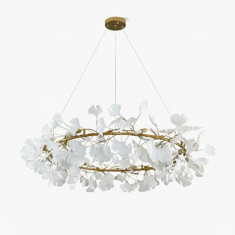 Chandeliers with Adjustable Arms for Directional LightingGingko Chandelier O