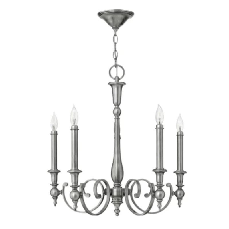 Incandescent Chandeliers for a Warm and Traditional GlowHamptons Antique Candle Chandelier