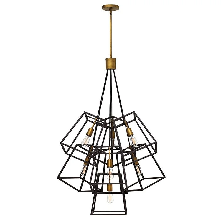 French Country Chandeliers with a Romantic AuraFulton Seven-Light Large Foyer Pendant