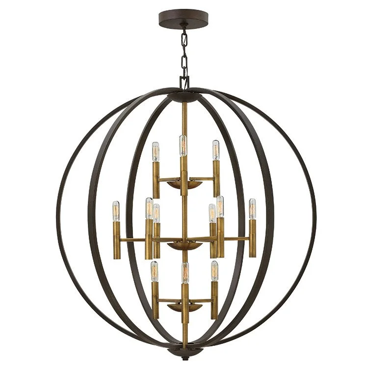 Chandeliers with Sputnik - Style Design for a Futuristic VibeEuclid Twelve-Light Three-Tier Pendant