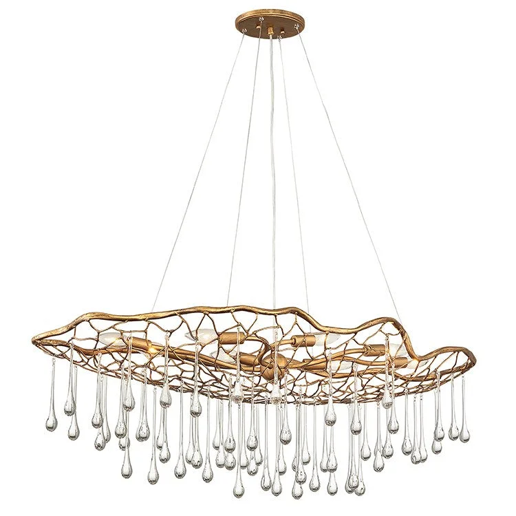 LED Chandeliers for Energy - Efficient LightingLaguna Eight-Light Linear Chandelier by Lisa McDennon