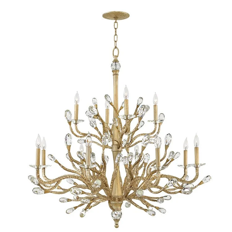 Chandeliers for Dining Rooms to Set the Mood for MealsEve Twelve-Light Two-Tier Chandelier