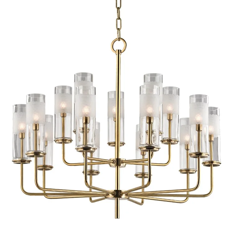 Industrial Iron Chandeliers for Loft - Inspired SpacesWentworth Fifteen-Light Chandelier