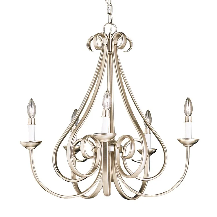 Chandeliers with Frosted Glass for a Softer Light DiffusionDover Five-Light Chandelier