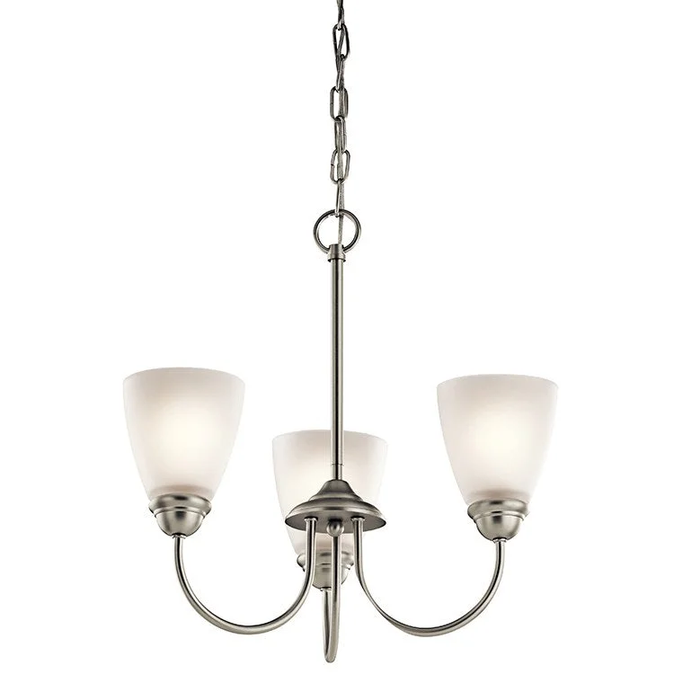 Incandescent Chandeliers for a Warm and Traditional GlowJolie Three-Light Mini Chandelier