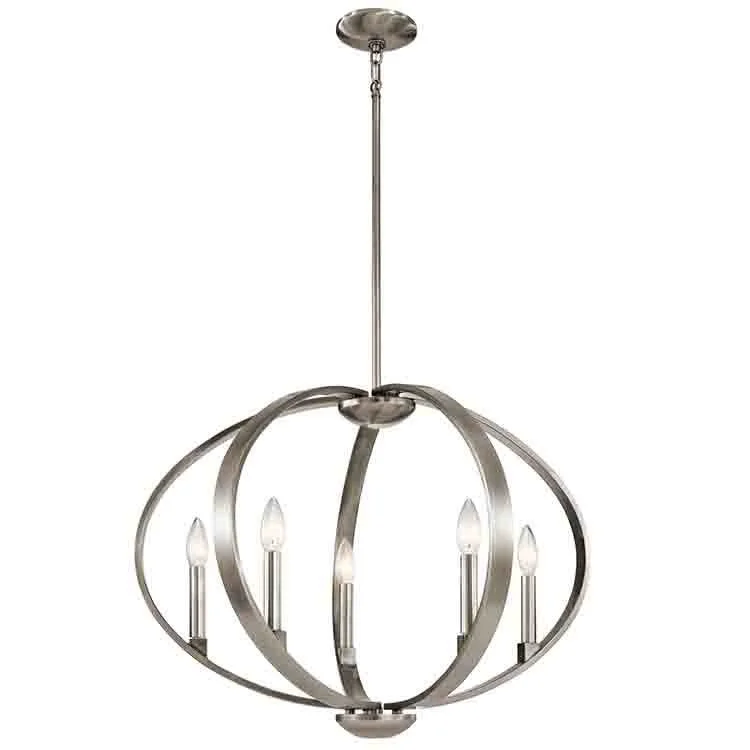 Chandeliers with Dimmable Lights for Ambiance ControlElata Five-Light Chandelier/Pendant