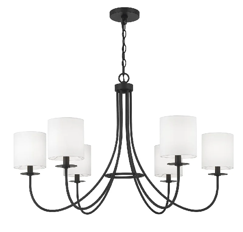 Small Chandeliers for Compact RoomsSix Light Chandelier