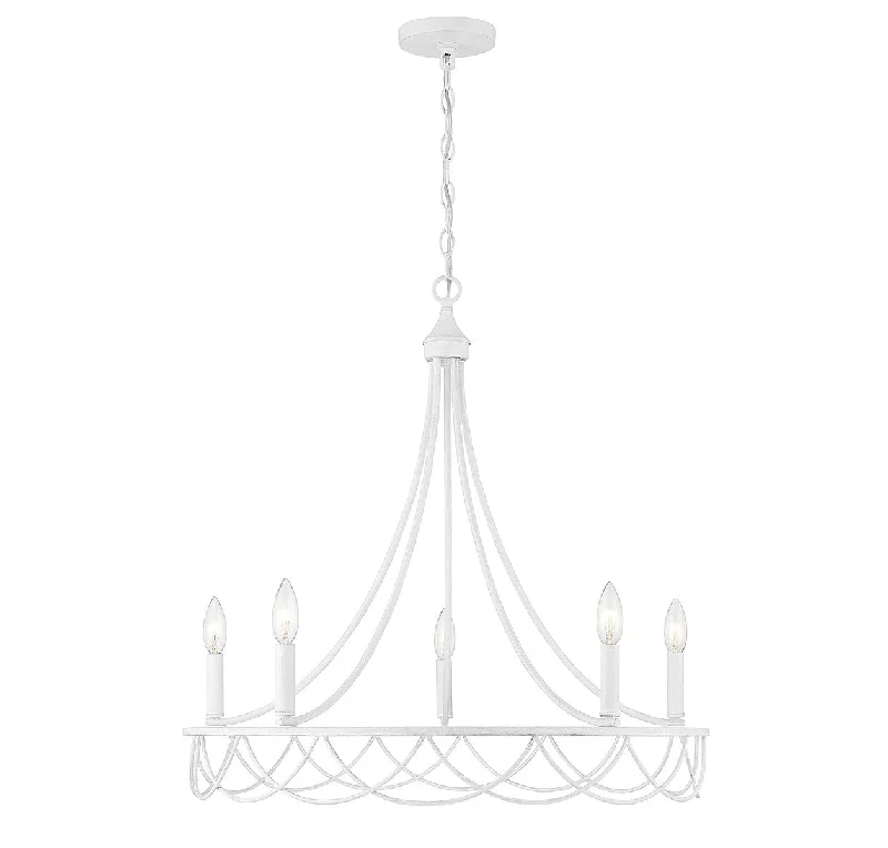 Oversized Chandeliers as a Statement Piece in Living RoomsFive Light Chandelier