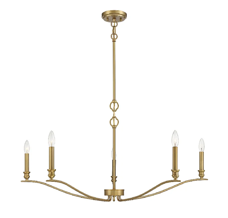 Chandeliers with Murano Glass for a High - End Artistic TouchFive Light Chandelier