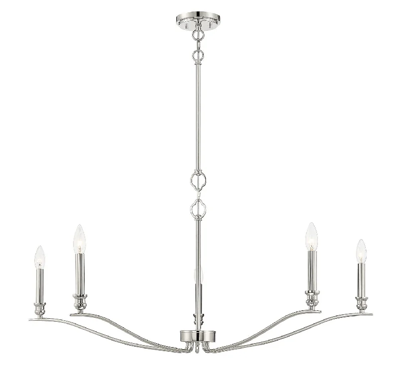 Traditional Brass Chandeliers for Classic InteriorsFive Light Chandelier