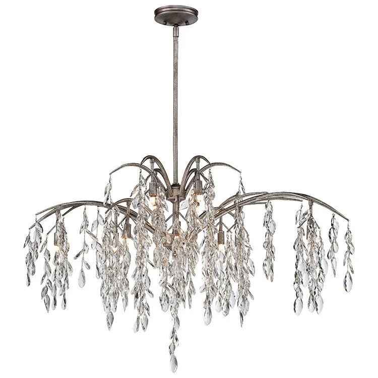 Traditional Brass Chandeliers for Classic InteriorsBella Flora Twelve-Light Island Chandelier