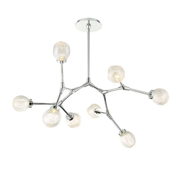 Mini Chandeliers for Adding Charm to Small SpacesCatalyst Eight-Light LED Chandelier 3000K