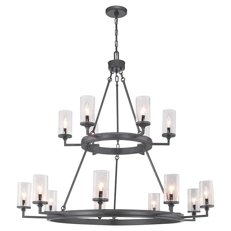 Minimalist Chandeliers for Sleek and Simple InteriorsGresham Fifteen-Light Two-Tier Chandelier