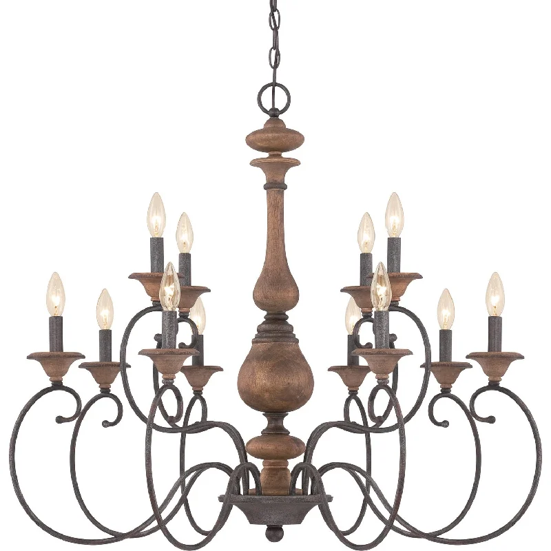 Chandeliers with Adjustable Height for Custom InstallationAuburn Chandelier