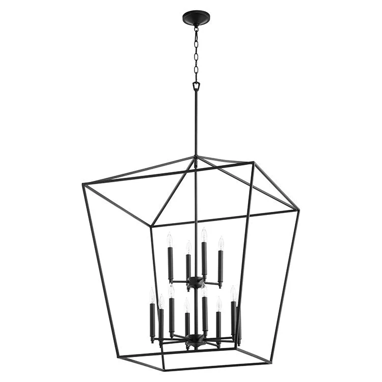 Art Deco Chandeliers for a Retro - Glam LookGabriel Twelve-Light Two-Tier Foyer Pendant