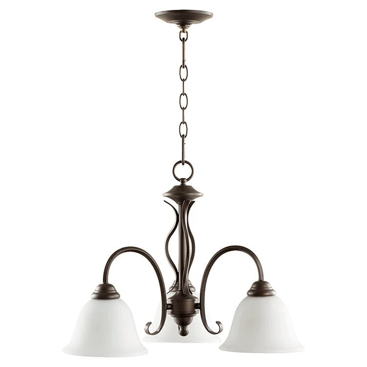 Chandeliers with Murano Glass for a High - End Artistic TouchSpencer Three-Light Nook Chandelier