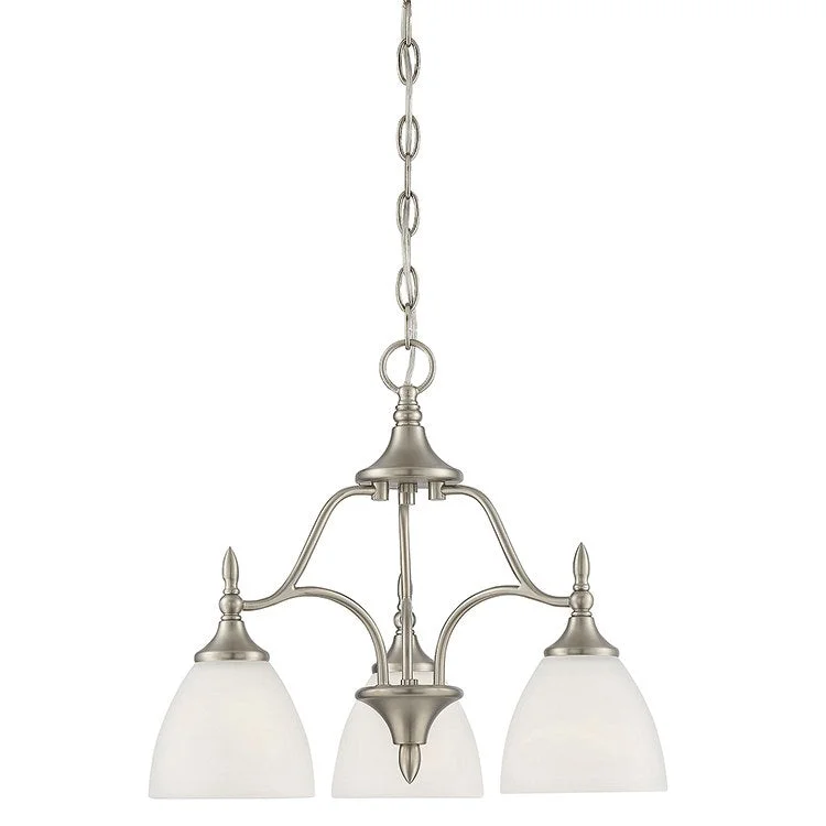 Chandeliers with Adjustable Height for Custom InstallationHerndon Three-Light Chandelier