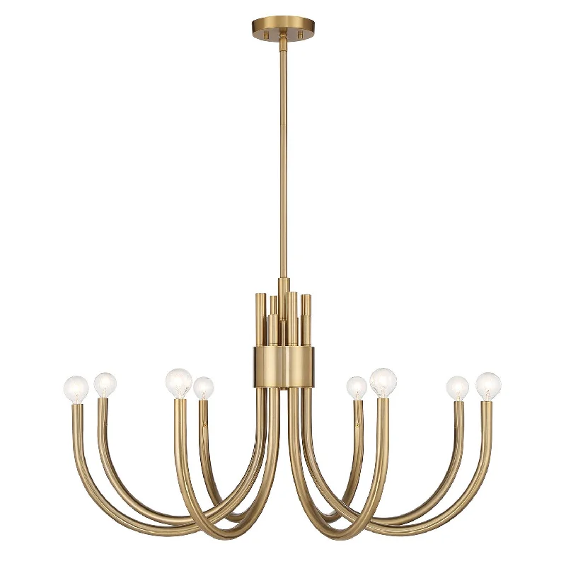 Art Deco Chandeliers for a Retro - Glam LookSorrento Eight Light Chandelier