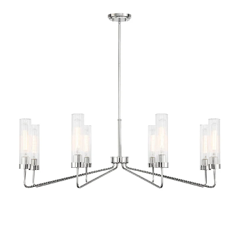 Chandeliers with Dimmable Lights for Ambiance ControlBaker Eight Light Chandelier