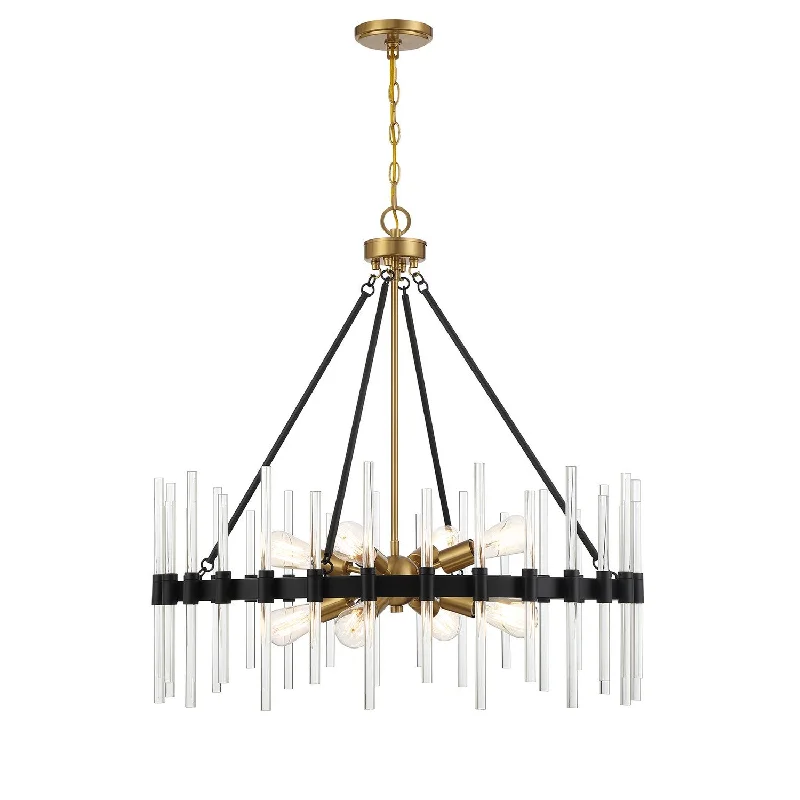 Chandeliers with Venetian Glass for a Luxurious LookSantiago Eight Light Pendant