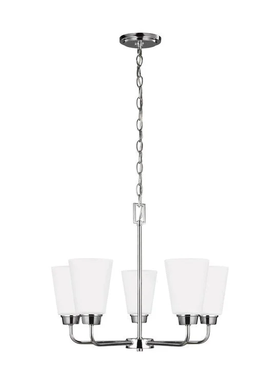 Chandeliers with Adjustable Height for Custom InstallationKerrville Five-Light Chandelier