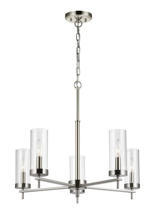 Chandeliers with Pendant Lights for a Stylish LookZire Five-Light Chandelier