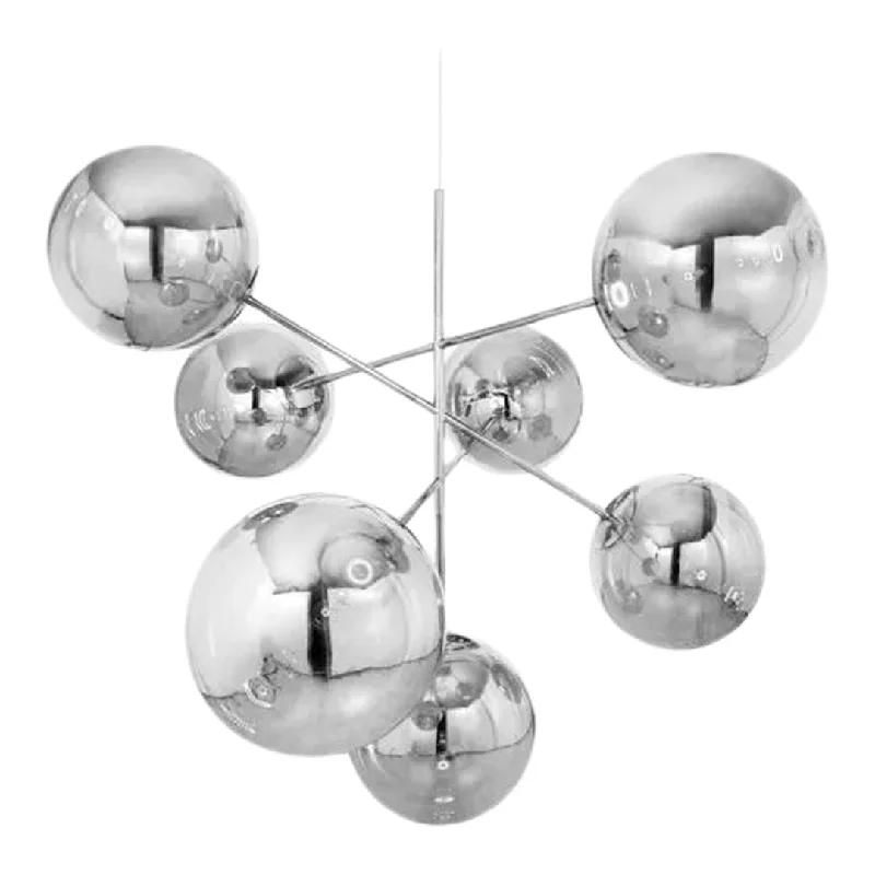 Chandeliers with Frosted Glass for a Softer Light DiffusionGlobe Large LED Chandelier