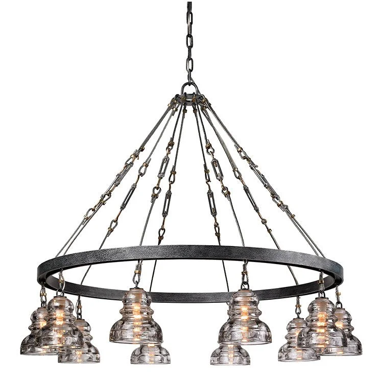 Small Chandeliers for Compact RoomsMenlo Park Ten-Light Large Chandelier