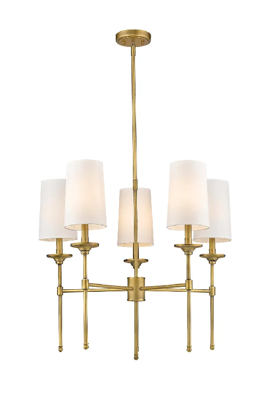 Chandeliers for Living Rooms to Create a Focal PointEmily Five Light Chandelier