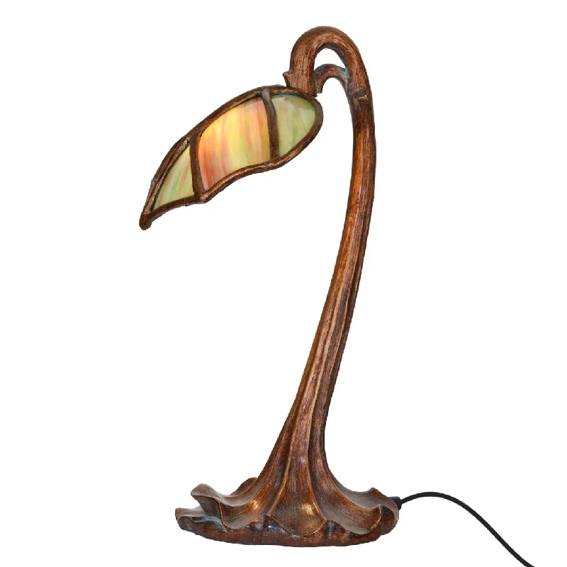 Rustic Farmhouse Style Floor Lamp for Cozy BedroomsAlocasia Leaf Tiffany Lamp