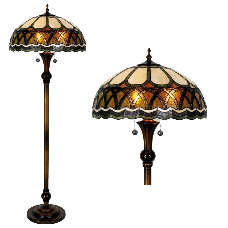 Victorian Style Floor Lamp for Traditional and Elegant InteriorsBoardwalk Tiffany Floor Lamp - Tiffany Lighting Direct