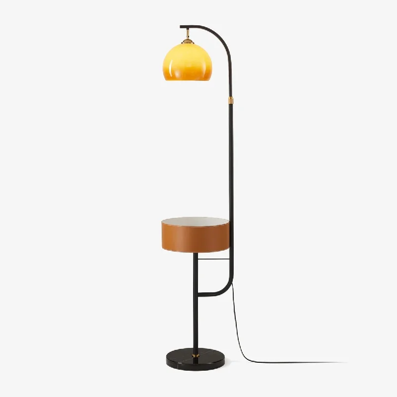 Smart Floor Lamp with Voice Control and Bluetooth ConnectivityCaramel Arch Floor Lamp