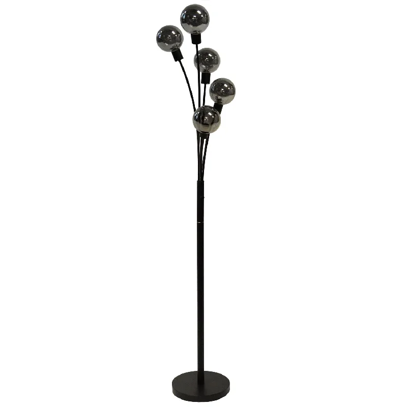 USB Charging Port Floor Lamp for Convenient Device ChargingFive Light Floor Lamp