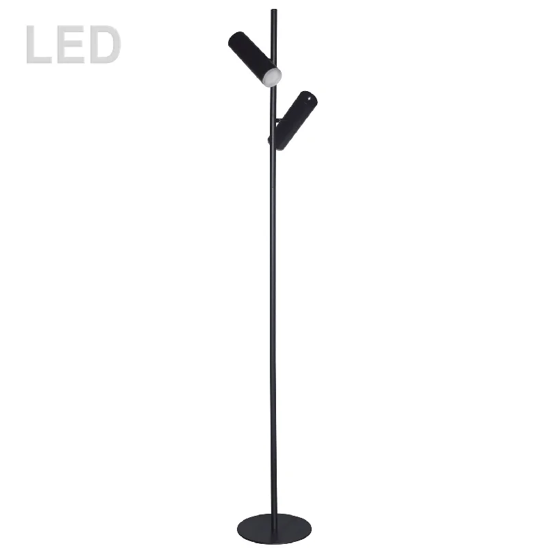 Glass Floor Lamp with Frosted Shades for Soft Diffused LightConstance LED Floor Lamp